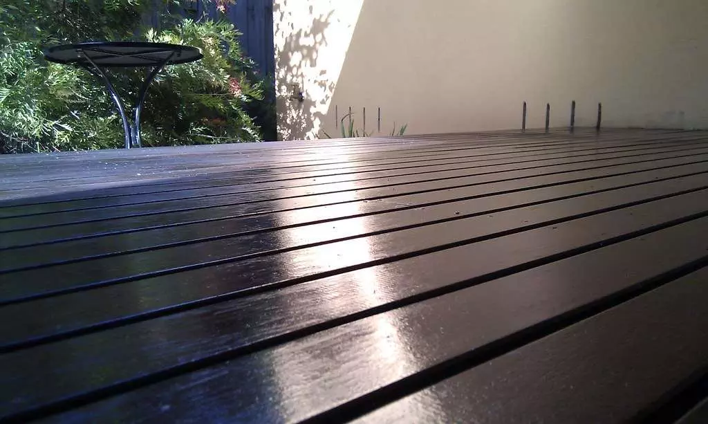 Freshly Oiled Deck