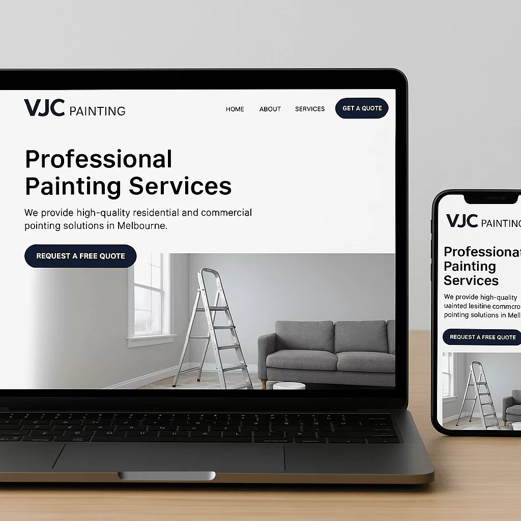 New Tradie Website for VJC Painting Perth New Tradie Website for VJC Painting Perth